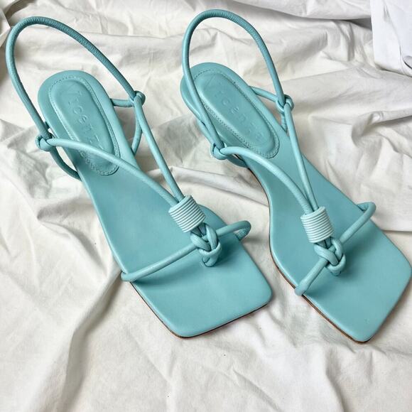 Vicenza Anthropology Light Blue Sandal - Picture 2 of 9
